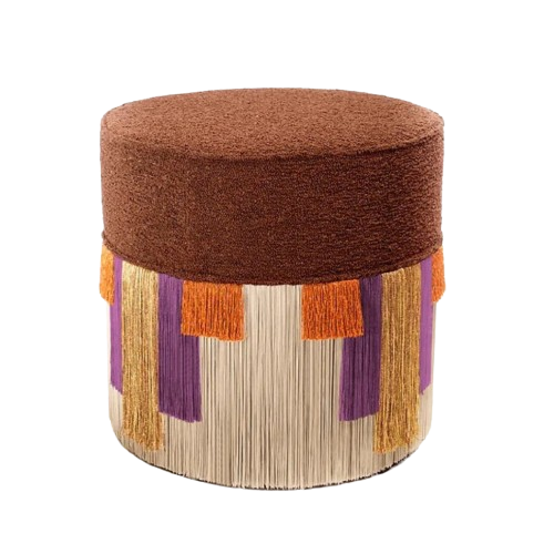 Brown Clunis Pouf | Etno 50