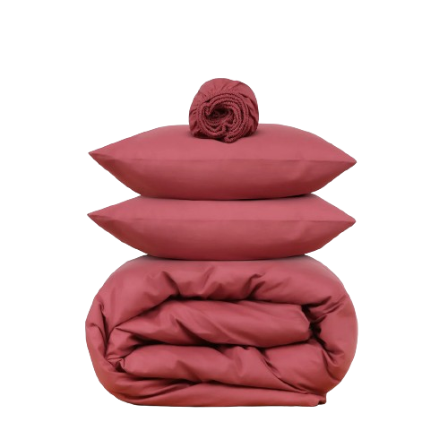 [Classic Percale - Core Bedding Set - Carmine] Classic Percale | Core Bedding Set
