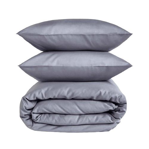 [Lavish Sateen - Duvet Cover Set - Dark Grey] Lavish Sateen | Duvet Cover Set